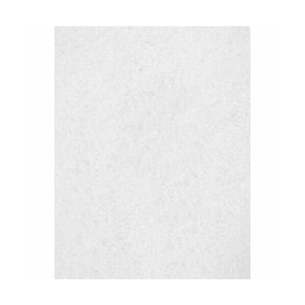 Genuine Joe Genuine Joe Floor Pads, f/Polishing, 14inx20in, White, 5PK GJOH8054 - main